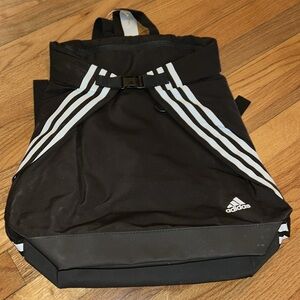 Adidas black signature backpack brand new with tags